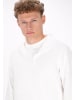 MO Herren Fleecepullover in Optik Weiss