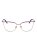 Guess Damen Optische Fassungen Katzenauge Gold