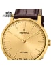 Festina Analog-Armbanduhr Festina Swiss Made braun klein (ca. 29mm)