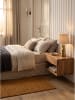 KADIMA DESIGN Nachtkonsole rechteckig, Massivholz, 1 Schublade, handgefertigt