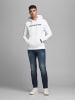 Jack & Jones Corp Sweat Hood Kapuzen Sweatshirt Jumper Reg Fit in Weiß
