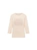 Cecil Langarmshirt in pearl beige