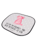 Mr. & Mrs. Panda Auto Sonnenblende Axolotl Niedlich mit Spruch in Grau Pastell