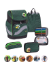 Belmil Premium Schulranzen-Set 5tlg. Smarty  Plus "Twist of Lime" mit Brustgurt