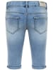 Blue Effect Capri Jeans in light blue