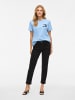 Vila Straight Fit Jeans in Black Denim