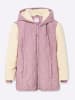 sheego Kapuzenjacke in mauve