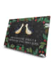 Mr. & Mrs. Panda Advents-Teekalender Pinguine Kuss mit Spruch in Kreidetafel