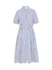 usha BLUE LABEL Women Dress in offwhite navy