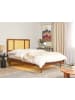 Beliani Doppelbett AURAY in Braun - (W) 145 x (H) 119 x (L) 204 cm