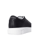 Armani Exchange Schwarz Leder Low-Top-Sneaker