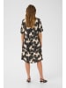CULTURE Kleid CUmiso A-shape in Black Palm Leaves