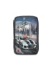 Depesche 3-Fach Federtasche LED Monster Cars in 7,5 x 13 x 20 cm in schwarz-bunt