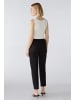 Oui Jerseyhose FEYLIA Slim Fit, cropped in black