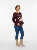 mama licious Strickpullover in Chinese Red