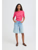 ICHI Jeansshorts IHTWIGGY Loose fit in Light blue