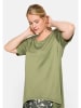 sheego Funktionsshirt in hellkhaki