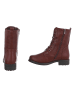 Ital-Design Stiefelette in Weinrot