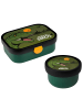 Mepal Obst- und Bentobox Dino Campus 300 & 750 ml dunkelgrün in dunkelgrün