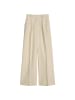 Marc O'Polo Weite Tailoring-Hose in Dusty Beige Melange