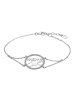 LOTUS silver Mama, Herzen Armband 925 Sterling Silber ca. 16cm silber, weiß