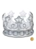 relaxdays 10x Aufblaskrone in Silber
