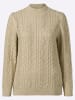 WITT WEIDEN Stehkragen-Pullover in sand