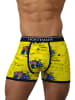 normani 6 Stück Retro Boxershorts aus Baumwolle in Crazy Yellow Britannia