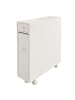 relaxdays Nischenschrank in Weiß - (B)16 x (H)62 x (T)48 cm