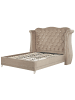 Beliani 2-tlg Doppelbett AYETTE in Beige