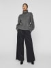 Vila Strickpullover in Dark Grey Melange