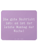 Mr. & Mrs. Panda Mauspad Spruch Hoffnung Montag mit Spruch in Lavendeltraum