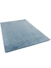 Snapstyle Hochflor Velours Teppich Luna in Blau