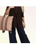Toscanto Toscanto Cityrucksack Leder, Canvas rosa ca. 43cm