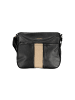 Laura Biagiotti Schwarz PVC Damen Tasche
