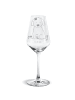 Mr. & Mrs. Panda Weißwein Glas Hund Dame ohne Spruch in Transparent