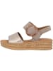 Gabor Fashion Keilsandaletten in puder/rabbit