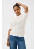 Kaffe Kurzarm-Bluse KAbirma Regular fit in Chalk CC.