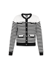 DreiMaster Women Cardigan in offwhite black