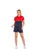 erima Six Wings Poloshirt in new navy/rot