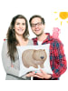 Mr. & Mrs. Panda Sofakissen Wombat ohne Spruch in Weiß