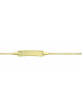 Adeliás Damen 333 Gold Flach Panzer Armband 14 cm Ø 1,4 mm in gold