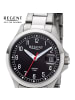 Regent Armbanduhr-Analog silber klein (ca. 29mm) Regent Metallarmband