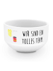 Mr. & Mrs. Panda Müslischale Toast Marmelade mit Spruch in Weiß