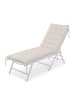 relaxdays Bankauflage in Beige - 180 x 50 cm
