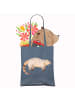Mr. & Mrs. Panda Tote Bag Nasenbär ohne Spruch in Indigo Blue