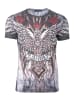 Cipo & Baxx Cipo & Baxx Slim Fit T-Shirt Herren  CT746 Grey XL