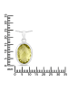 Rafaela Donata Kette aus Sterling Silber mit Lemonquarz in silber