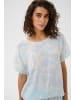 Kaffe Kurzarm-Bluse KAvilia Loose fit in Nantucket Chalk Leave