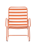 Beliani Schaukelstuhl TURI in Orange - (W) 66 x (H) 92 x (L) 96 cm